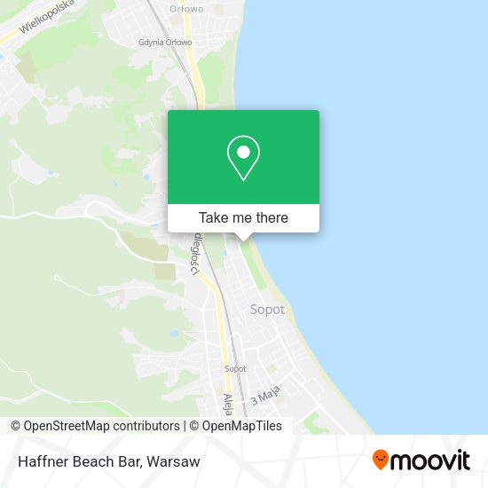 Haffner Beach Bar map