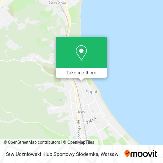 Stw Uczniowski Klub Sportowy Siódemka map