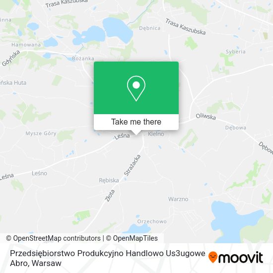 Przedsiębiorstwo Produkcyjno Handlowo Us3ugowe Abro map