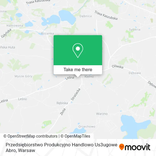 Przedsiębiorstwo Produkcyjno Handlowo Us3ugowe Abro map