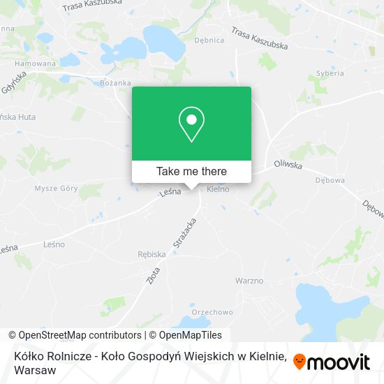 Kółko Rolnicze - Koło Gospodyń Wiejskich w Kielnie map