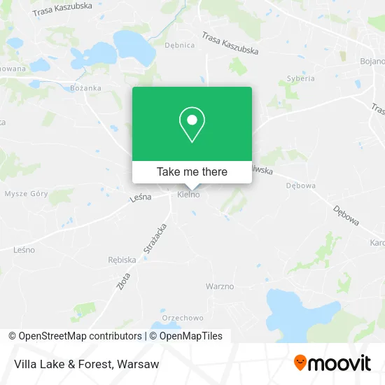Villa Lake & Forest map