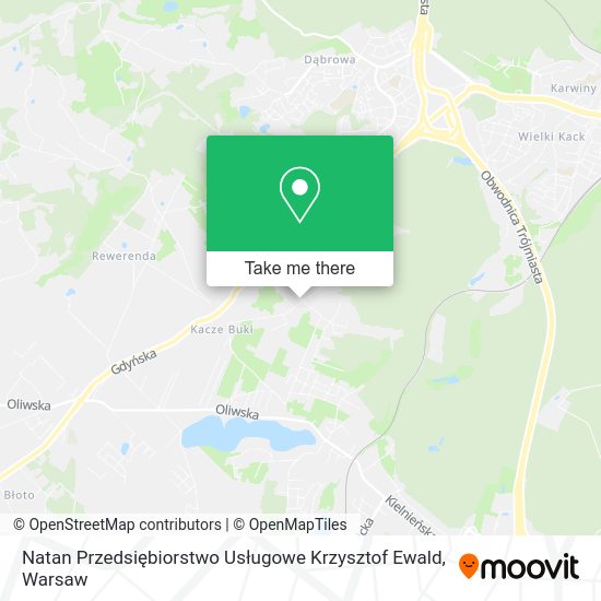 Natan Przedsiębiorstwo Usługowe Krzysztof Ewald map