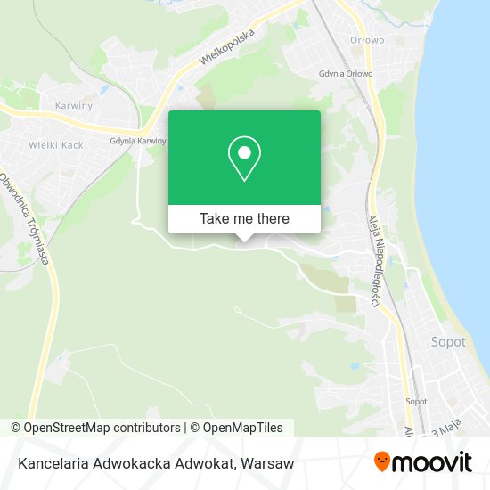 Kancelaria Adwokacka Adwokat map