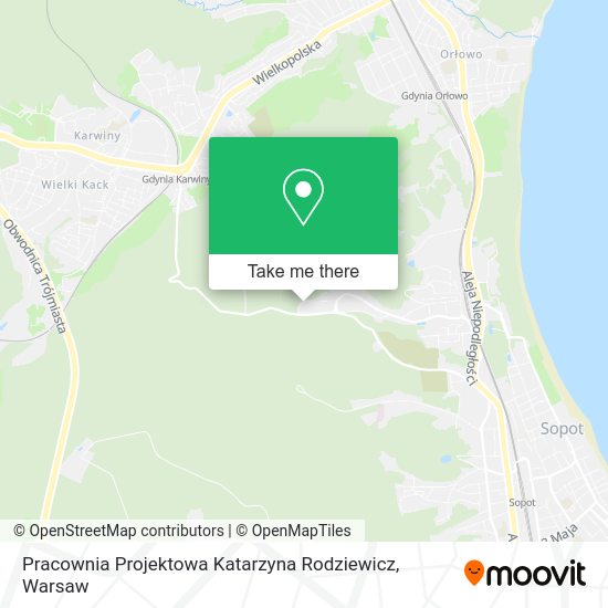 Pracownia Projektowa Katarzyna Rodziewicz map