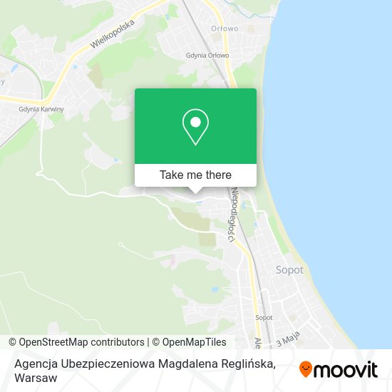 Agencja Ubezpieczeniowa Magdalena Reglińska map