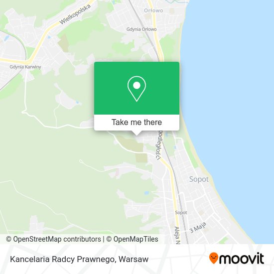 Kancelaria Radcy Prawnego map