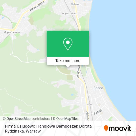 Firma Uslugowo Handlowa Bamboszek Dorota Rydzinska map