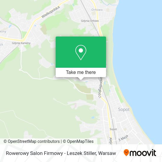 Rowerowy Salon Firmowy - Leszek Stiller map