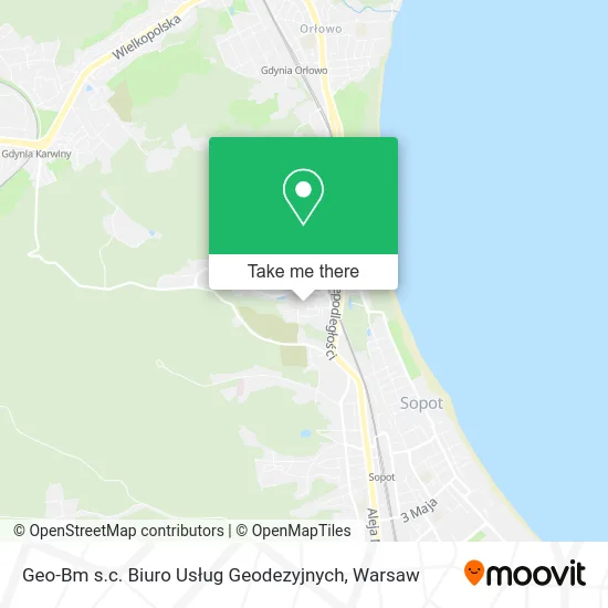 Карта Geo-Bm s.c. Biuro Usług Geodezyjnych