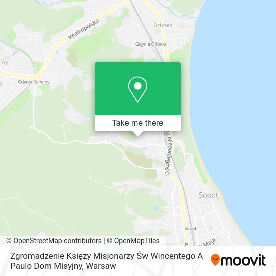 Zgromadzenie Księży Misjonarzy Św Wincentego A Paulo Dom Misyjny map