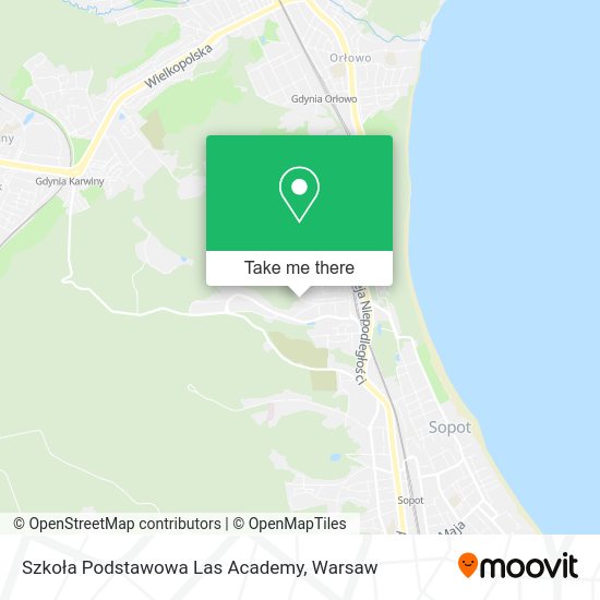 Szkoła Podstawowa Las Academy map