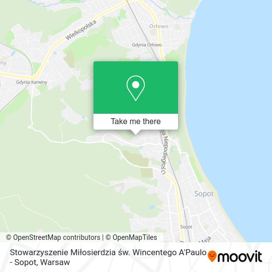 Stowarzyszenie Miłosierdzia św. Wincentego A'Paulo - Sopot map