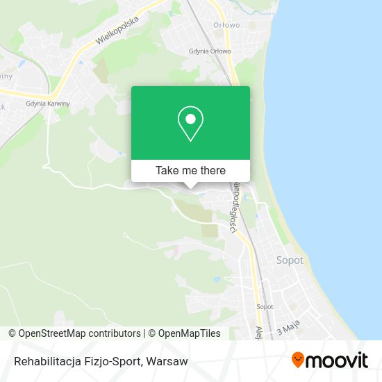 Rehabilitacja Fizjo-Sport map