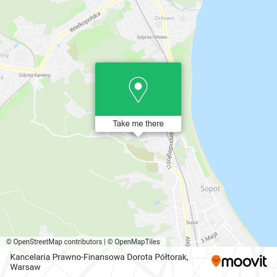 Kancelaria Prawno-Finansowa Dorota Półtorak map