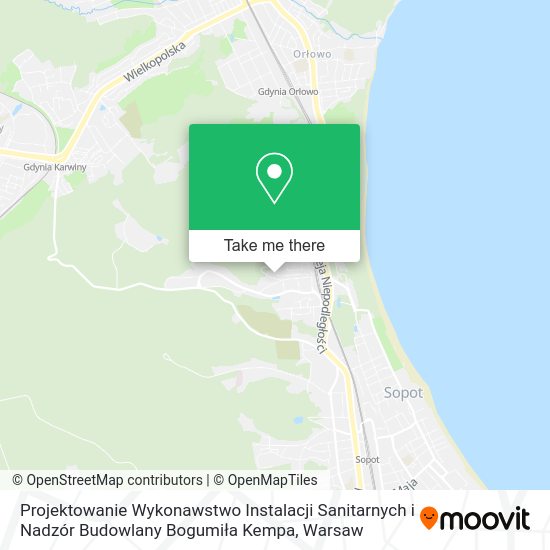 Projektowanie Wykonawstwo Instalacji Sanitarnych i Nadzór Budowlany Bogumiła Kempa map