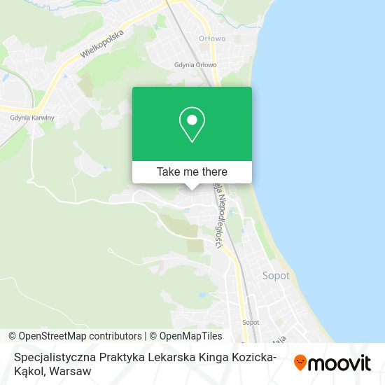 Specjalistyczna Praktyka Lekarska Kinga Kozicka-Kąkol map