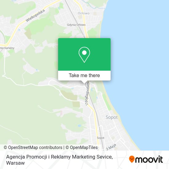 Agencja Promocji i Reklamy Marketing Sevice map