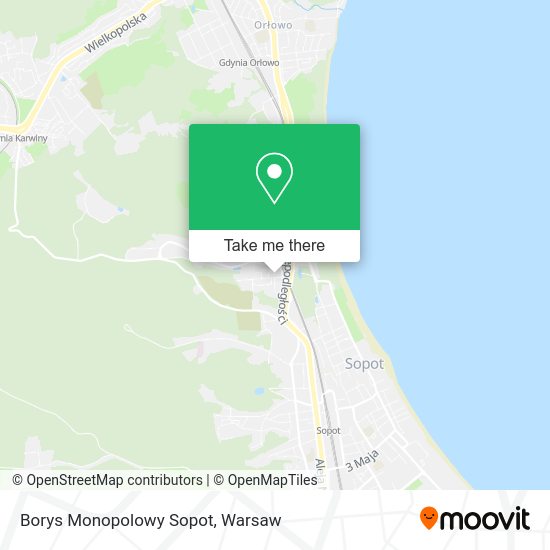 Borys Monopolowy Sopot map