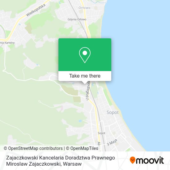 Zajaczkowski Kancelaria Doradztwa Prawnego Miroslaw Zajaczkowski map