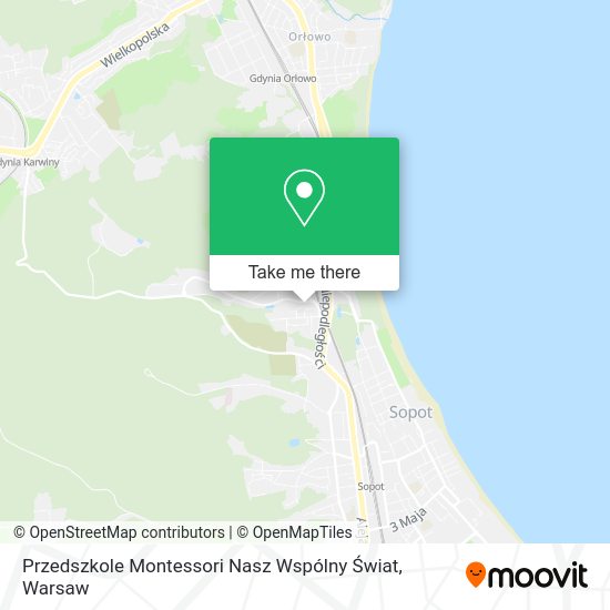 Przedszkole Montessori Nasz Wspólny Świat map