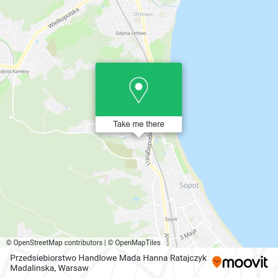 Przedsiebiorstwo Handlowe Mada Hanna Ratajczyk Madalinska map