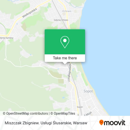 Miszczak Zbigniew. Usługi Ślusarskie map