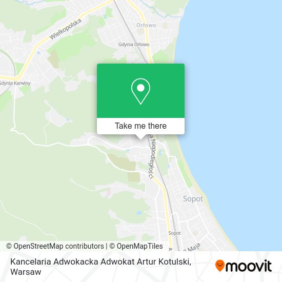 Kancelaria Adwokacka Adwokat Artur Kotulski map