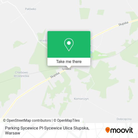 Parking Sycewice Pl-Sycewice Ulica Slupska map