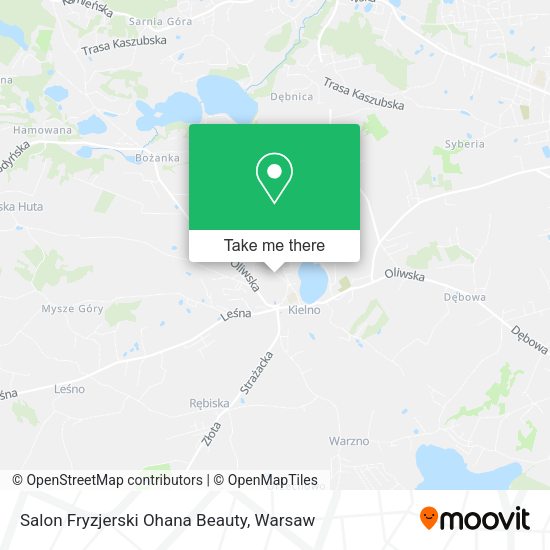 Salon Fryzjerski Ohana Beauty map