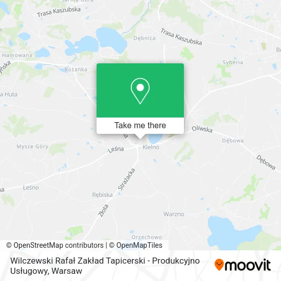 Wilczewski Rafał Zakład Tapicerski - Produkcyjno Usługowy map
