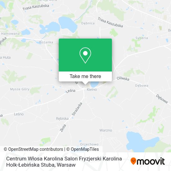 Centrum Włosa Karolina Salon Fryzjerski Karolina Holk-Łebińska Stuba map