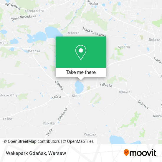 Wakepark Gdańsk map
