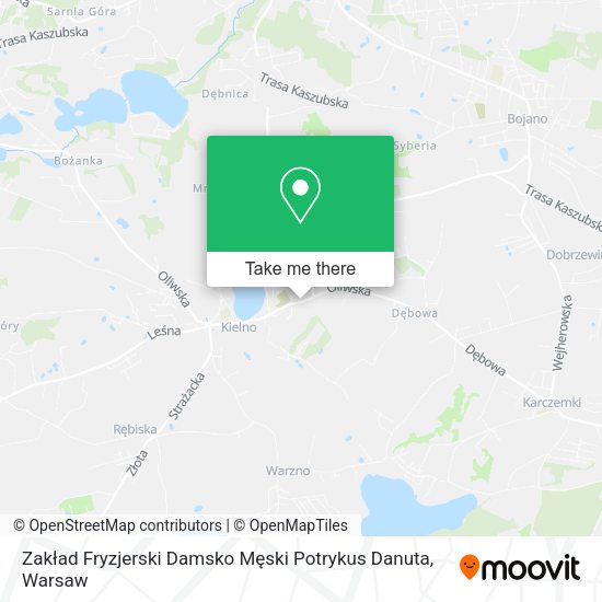 Zakład Fryzjerski Damsko Męski Potrykus Danuta map