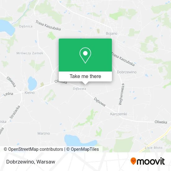 Dobrzewino map