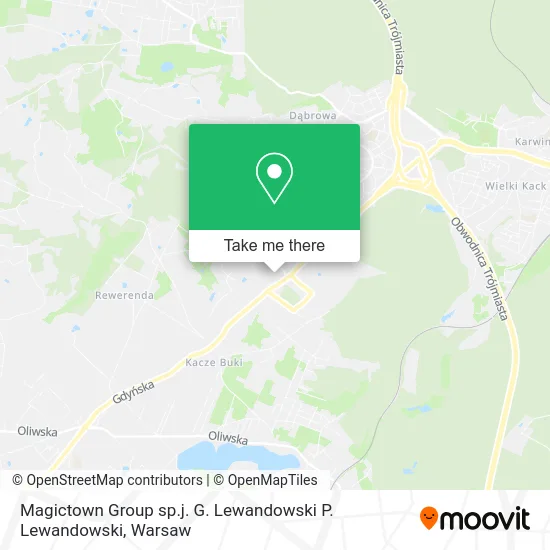 Карта Magictown Group sp.j. G. Lewandowski P. Lewandowski