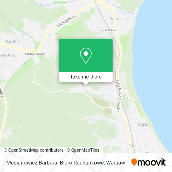 Карта Musianowicz Barbara. Biuro Rachunkowe