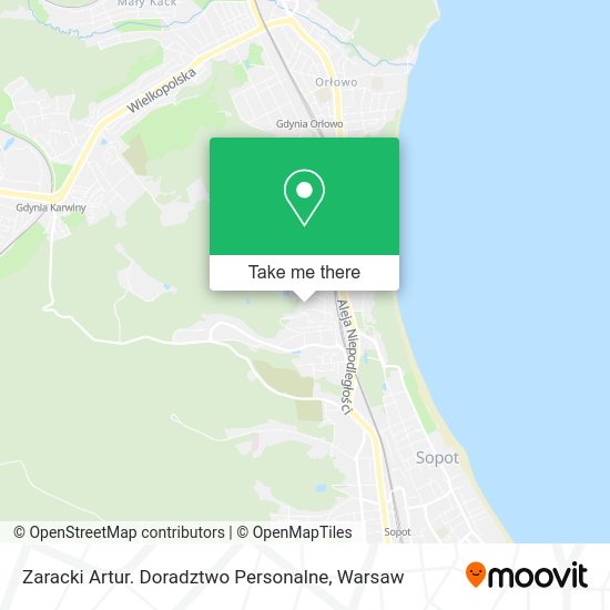 Zaracki Artur. Doradztwo Personalne map