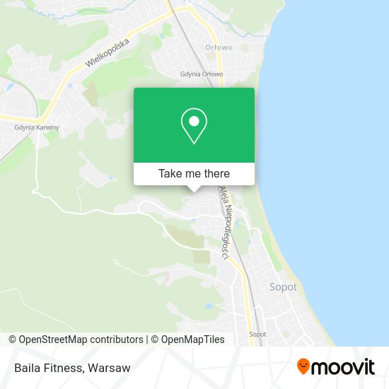 Baila Fitness map