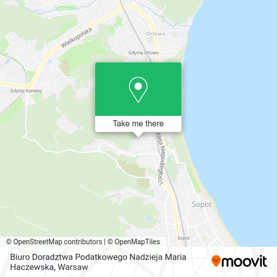 Biuro Doradztwa Podatkowego Nadzieja Maria Haczewska map