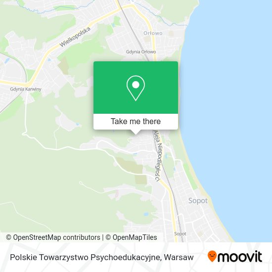 Polskie Towarzystwo Psychoedukacyjne map