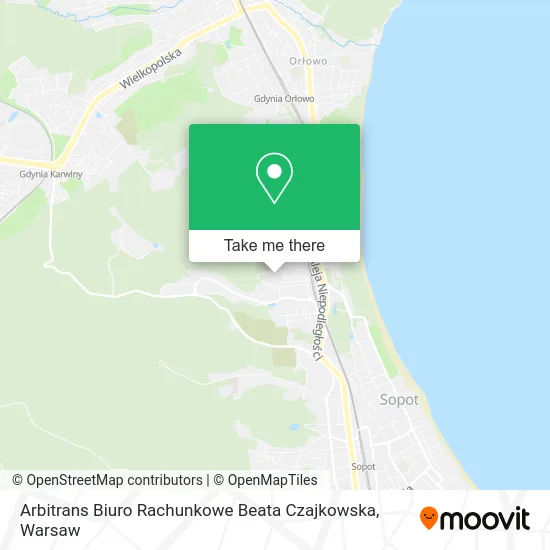 Карта Arbitrans Biuro Rachunkowe Beata Czajkowska