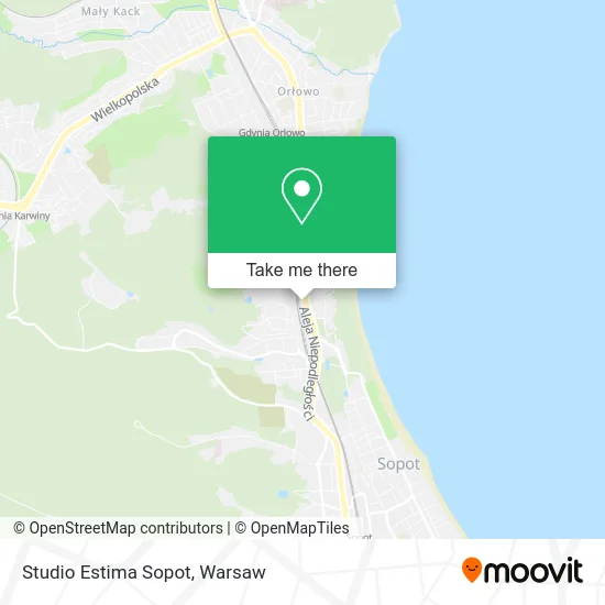 Карта Studio Estima Sopot