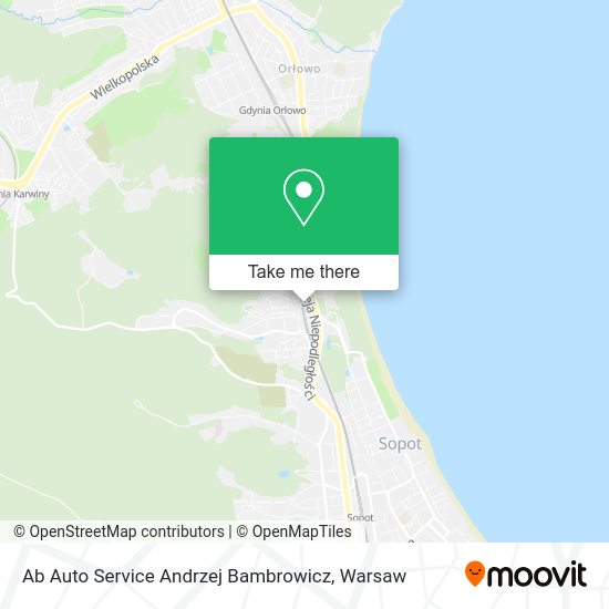 Ab Auto Service Andrzej Bambrowicz map