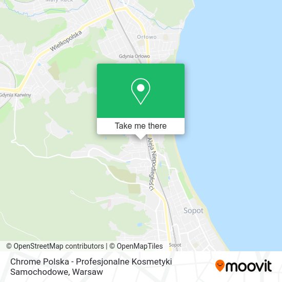 Chrome Polska - Profesjonalne Kosmetyki Samochodowe map