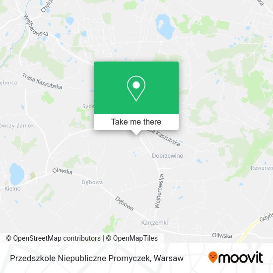 Przedszkole Niepubliczne Promyczek map