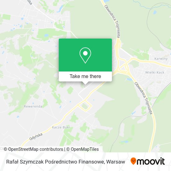 Rafał Szymczak Pośrednictwo Finansowe map