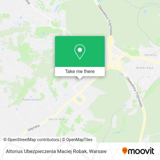 Altorius Ubezpieczenia Maciej Robak map