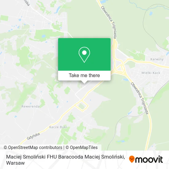 Карта Maciej Smoliński FHU Baracooda Maciej Smoliński