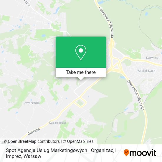 Spot Agencja Uslug Marketingowych i Organizacji Imprez map